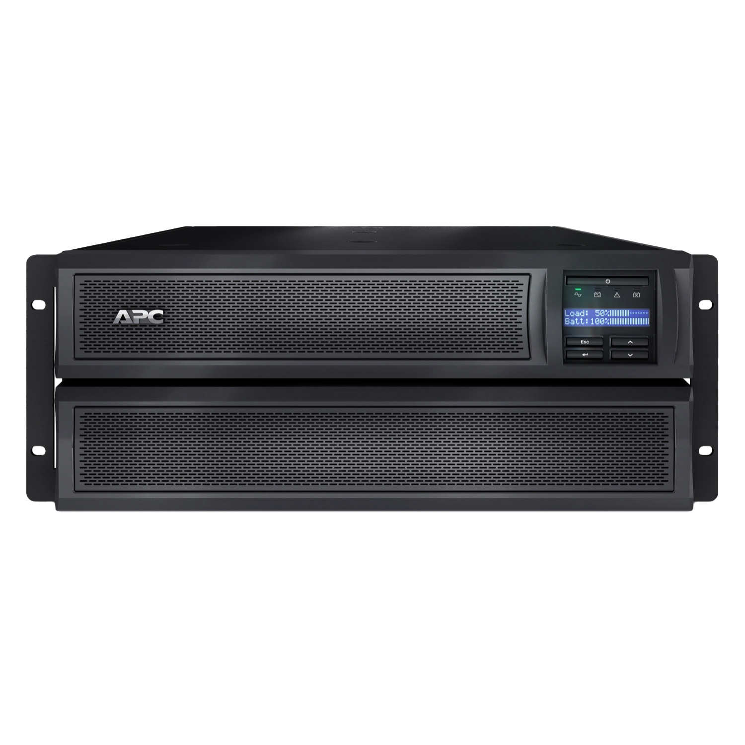 APC Smart-UPS X, Line Interactive, 2200VA, Rack/tower convertible 4U, 200V-240V, 8x C13+2x C19 IEC, NMC, Extended runtime, Short depth