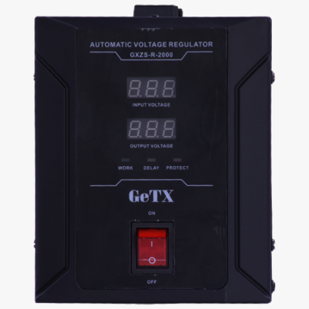 GeTX 2000VA Voltage Stabilizer Regulator 220 Voltage-110 Voltage - LED Disply 1Phases