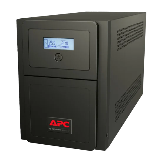 APC Easy UPS 1 Ph Line Interactive, 1500VA, Tower, 230V, 4 Universal outlets, AVR, LCD