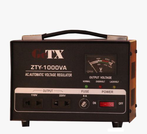 GeTX 1000VA Voltage Stabilizer Regulator 220 Voltage-110 Voltage -1Phase