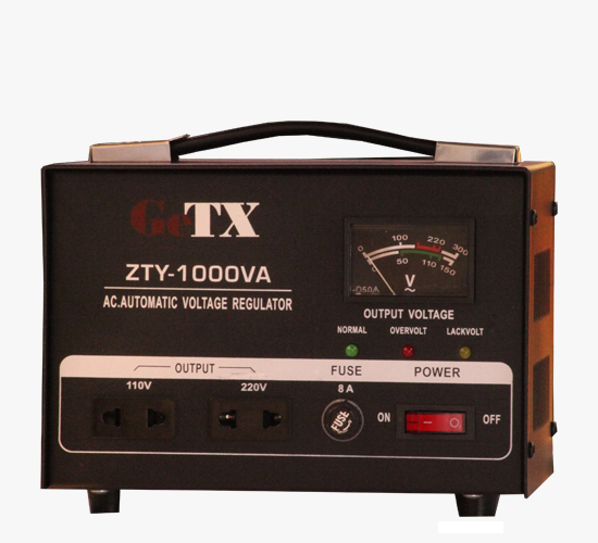 GeTX 1000VA Voltage Stabilizer Regulator 220 Voltage-110 Voltage -1Phase