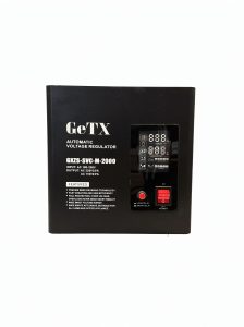 GeTX 2000VA Automatic Voltage Stabilizer Servo Motor | Single Phase Voltage Regulator 220V/110V with Protection