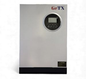 GeTx Solar Inverter 3000VA 24Vdc GX-Pro-3000VA Pure Sine Wave High Frequency Hybrid 80A MPPT Solar Charger with LCD Display