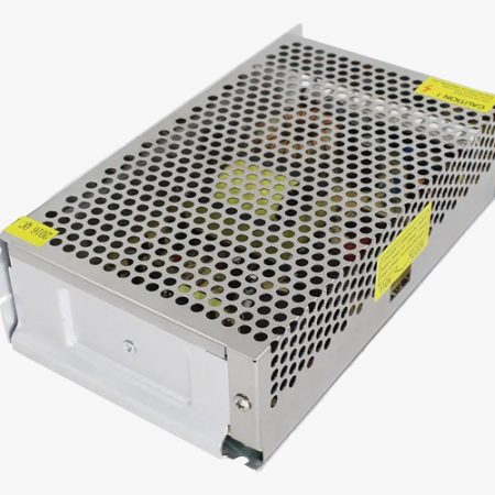 Captain LED Metal 12V 20A 240W DC Switching Power Supply, SMPS, Adaptar, for Led Strips, Modem, Camera, CCTV, 12Amp (Silver)