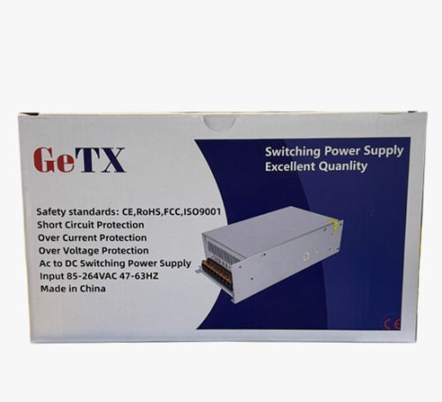 Captain LED Metal Switching Power Supply, SMPS, Adaptar, for Led Strips, Modem, Camera, CCTV, 12Amp (Silver) توصيل لكافة محافظات العراق