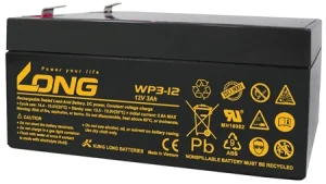 Battery Long 12V-3AH ,Lead Acid Rechargeable | WP3-12