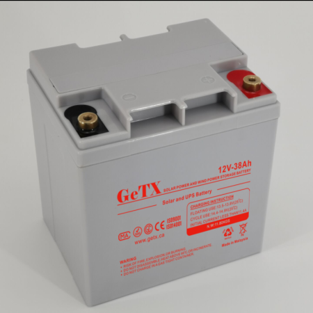 GeTX Rechargeable battery 12V 38Ah Lead Acid GX12-38