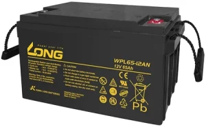 Long Battery 12V-65Ah  ,Lead Acid Rechargeable| WPL65-12AN
