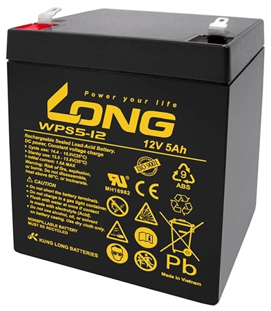 Long Battery 12V-5Ah  ,Lead Acid Rechargeable |WPS5-12