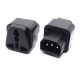 Universal IEC C14 to Multi-Type AC Power Adapter