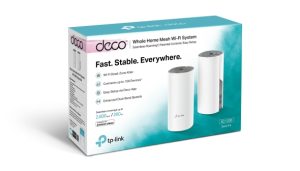 Deco E4 AC1200 Whole Home Mesh Wi-Fi System (2-Pack)