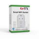 GeTX Smart WiFi power Socket With WiFi Indicator, Support Smartphones Google Home and Alexa Echo, for Home Appliances-UK PLUG