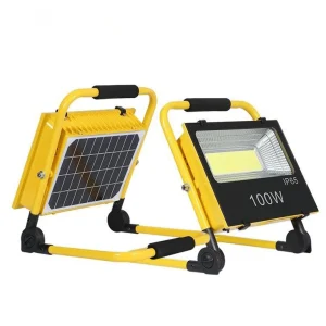 Portable Led Flood Light  Waterproof 100w 200w Working Camping Rechargeable Outdoor
