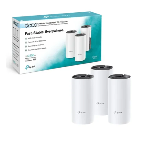 TP-Link Deco M4 AC1200 Whole Home Mesh Wi-Fi System (3-Pack)