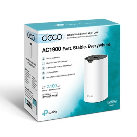 TP-Link Deco S7 AC1900 Whole Home Mesh Wi-Fi 5 System 1 pack