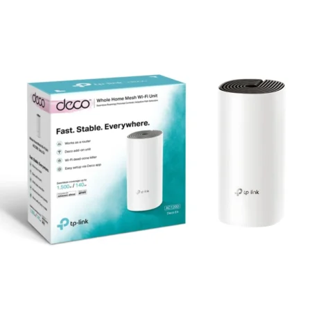 Deco E4 AC1200 Whole Home Mesh Wi-Fi System (1-Pack)