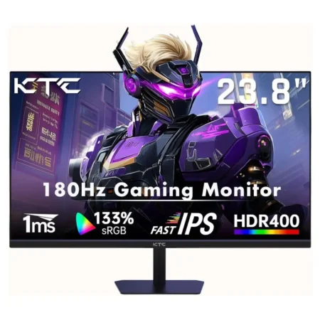 KTC H24F8 24-Inch 180Hz FHD (1920x1080) Fast IPS Gaming Monitor - 3-Years Warranty
