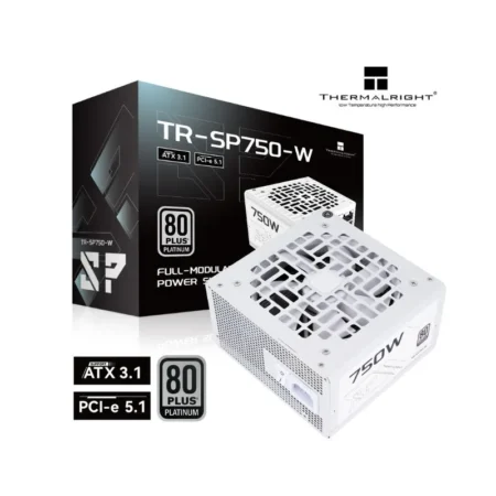Thermalright TR-SP750W 750W 80+ Platinum ATX 3.1 Full-Modular Power Supply - White
