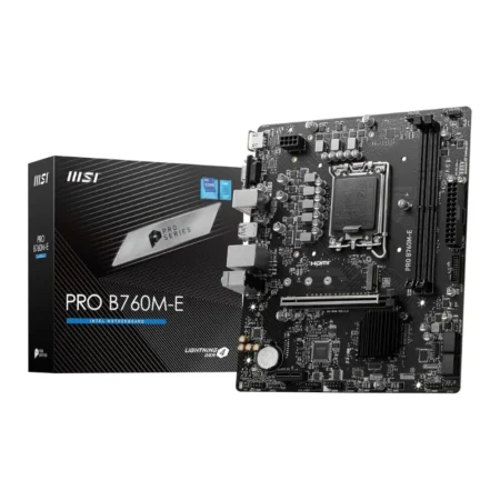 MSI PRO B760M-E DDR5 Motherboard - Intel LGA 1700, B760, mATX