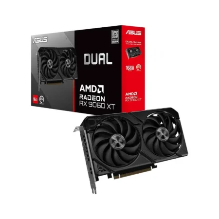 ASUS Dual Radeon™ RX 9060 XT 16GB GDDR6 Graphics Card - Black