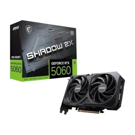MSI GeForce RTX 5060 Ti SHADOW 2X OC PLUS 8GB GDDR7 Graphics Card