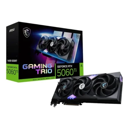 MSI GeForce RTX 5060 Ti 8G GAMING TRIO OC 8GB GDDR7 Graphics Card - Black