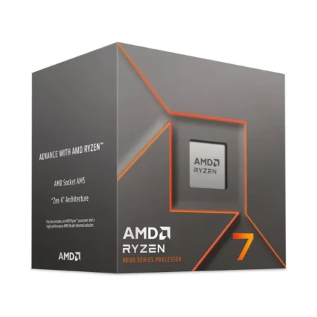 AMD Ryzen 7 8700F Desktop Processor - 8-Core, 16-Thread, AM5, 16MB Cache, Tray