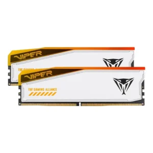 Patriot Viper Elite 5 TUF 32GB (2X16GB) DDR5 6000MHz RGB Desktop Memory – White