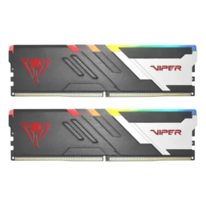 Patriot Viper Venom 32GB (2X16GB) DDR5 6000MHz RGB Desktop Memory – Black