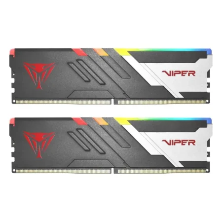 Patriot Viper Venom 32GB (2X16GB) DDR5 6000MHz RGB Desktop Memory – Black