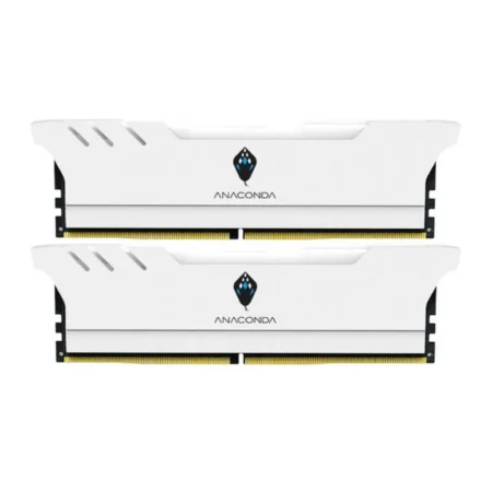 ANACOMDA 32GB (16GBX2) DDR5 6000MHz Desktop Memory – White