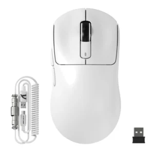 Attack Shark X3 Max 26000 DPI RGB Wireless Gaming Mouse – White