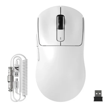 Attack Shark X3 Max 26000 DPI RGB Wireless Gaming Mouse – White