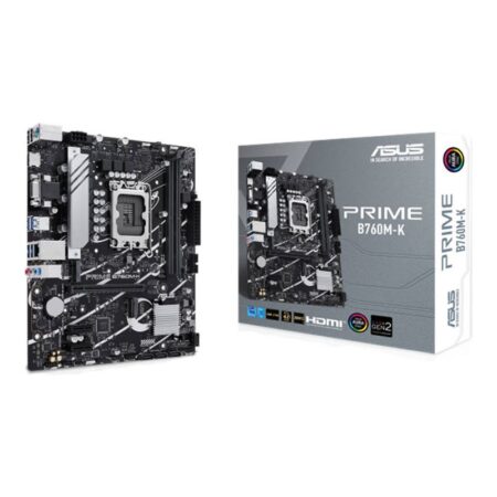 ASUS Prime B760M-K Motherboard - Intel LGA 1700, B760, DDR5, mATX
