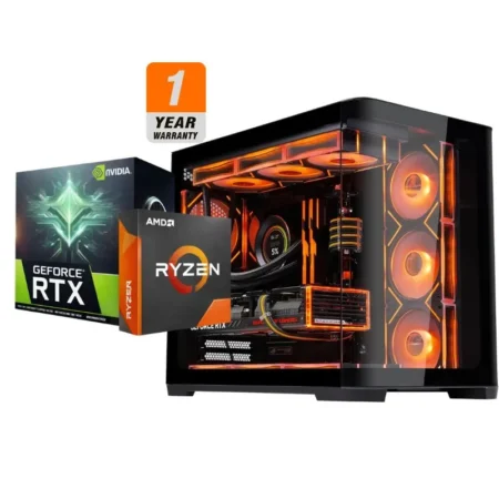 Dune Reaper Gaming PC - AMD Ryzen 5 7600X, Palit RTX 5060 Ti Infinity 3 OC 16GB, ANACOMDA 32GB DDR5-6000 Black (2x16GB), AGI AI828 1TB NVMe Gen4