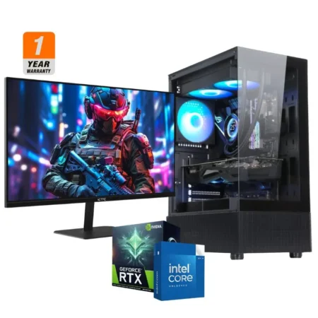 Vega Core Gaming PC - Intel Core Ultra 5-225F, PNY RTX 5060 8GB OC, Anacomda 16GB DDR5 6000Mhz, AGI AI818 1TB NVMe M.2 2280 Gen4 SSD