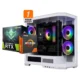 Whiteout Gaming PC - Intel Core i5-14400F, ASUS Dual RTX 5060 OC 8GB, ANACOMDA 16GB DDR5-6000 White (16x1), AGI AI818 1TB NVMe Gen4