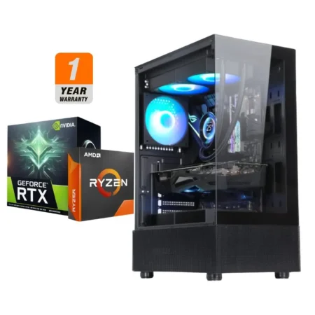 Nova Reign Gaming PC - AMD Ryzen 5 7600X, Palit RTX 5060 Ti Infinity 3 16GB, ANACOMDA 16GB DDR5-6000 Black (16x1), AGI AI818 1TB NVMe Gen4