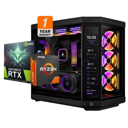 Arctic Titan Gaming PC - Intel Core Ultra 7 265KF, Asus Prime GeForce RTX 5080 16GB Black, ANACOMDA 32GB DDR5-6000 White (2x16GB), AGI AI828 1TB NVMe Gen4