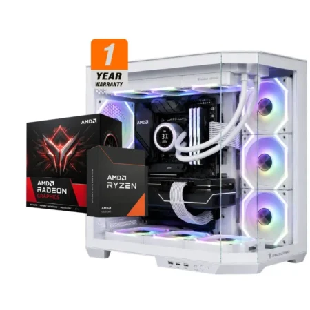 Genesis Prime Gaming PC - Intel Core i5-14400F, ASUS PRIME RTX 5070 12GB OC Black, ANACOMDA 32GB DDR5-6000 Black (2x16GB), AGI AI828 1TB NVMe Gen4
