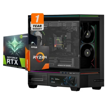 Saturn Black Gaming PC - Intel Core i7-14700K, Asus Prime GeForce RTX 5080 16GB Black, ANACOMDA 32GB DDR5-6000 Black (2x16GB), AGI AI828 1TB NVMe Gen4