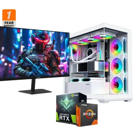 Nova Strike Gaming PC - AMD Ryzen 5 7600X, PNY RTX 5060 8GB OC, Anacomda 16GB DDR5 6000Mhz, AGI AI818 1TB NVMe M.2 2280 Gen4 SSD