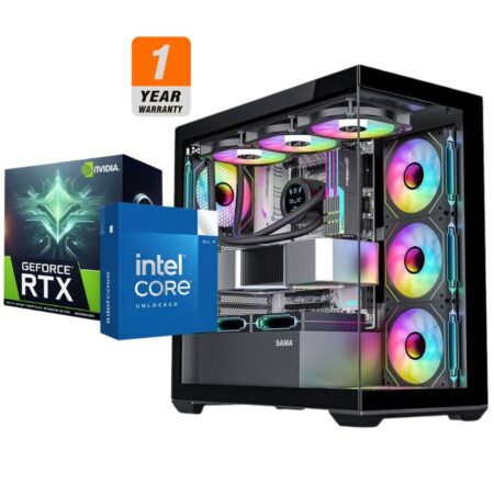Aurora Flame Gaming PC - Intel Core Ultra 5-225F, RTX 5060 OC 8GB, 16GB DDR5 6000MHz, 1TB NVMe SSD