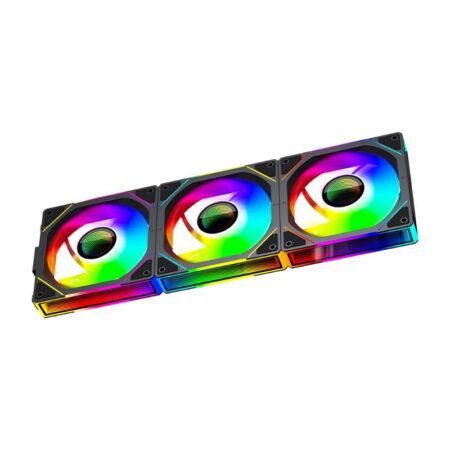 Jungle Leopard Interstellar V3 ARGB 120mm Reversible (3-Pack Fans) – Black