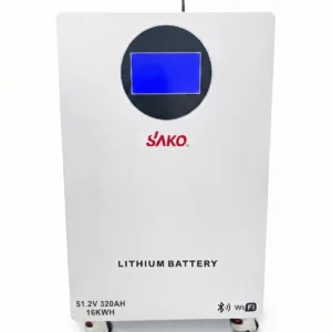 SAKO SK-51.2V 320Ah LiFePO4 Lithium Battery – 16.3 kWh