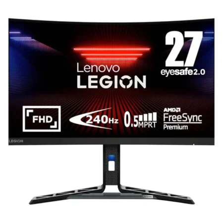 Lenovo Legion R27fc-30 27-Inch FHD VA 280Hz Curved Gaming Monitor - Black