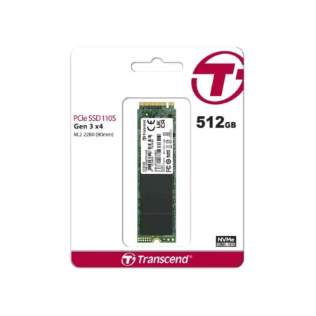 Transcend MTE110S 512GB M.2 2280 PCIe Gen3 x4 NVMe SSD